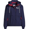 image:imageLands End Womens Squall Full Zip JacketNavyCompass Red
