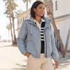 image:imageLands End Womens Squall Full Zip JacketPale Slate Blue