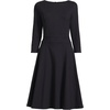 image:imageLands End Womens Starfish 34 Sleeve DressBlack