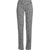 image:imageLands End Womens Straight Leg Knit PantsBlackIvory Paisley Floral