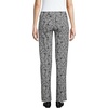 image:imageLands End Womens Straight Leg Knit PantsBlackIvory Paisley Floral