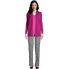image:imageLands End Womens Straight Leg Knit PantsBlackIvory Paisley Floral