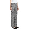 image:imageLands End Womens Straight Leg Knit PantsBlackIvory Paisley Floral