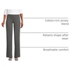 image:imageLands End Womens Straight Leg Knit PantsCharcoal Heather