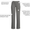 image:imageLands End Womens Straight Leg Knit PantsCharcoal Heather