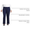 image:imageLands End Womens Straight Leg Knit PantsDeep Sea Navy