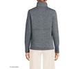 image:imageLands End Womens Sweater Fleece Snap Neck Pullover JacketCharcoal Heather