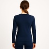 image:imageLands End Womens Thermaskin Baselayer Long Sleeve Crewneck Top  Lightweight HeatGenerating Thermal ShirtDeep Sea Navy
