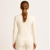 image:imageLands End Womens Thermaskin Baselayer Long Sleeve Crewneck Top  Lightweight HeatGenerating Thermal ShirtIvory