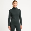 image:imageLands End Womens Thermaskin Baselayer Thermal Turtleneck Top  Long Sleeve Lightweight HeatGenerating Thermal ShirtEvening Forest