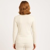 image:imageLands End Womens Thermaskin Baselayer Thermal Turtleneck Top  Long Sleeve Lightweight HeatGenerating Thermal ShirtIvory