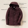 image:imageLands End Womens Ultralight Packable Down JacketLush Burgundy
