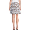image:imageLands End Womens Voile Ladder Trim Mini SkirtSoft Ice Blue Leaves
