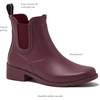 image:imageLands End Womens Waterproof Chelsea Rain BootsRoyal Burgundy
