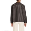 image:imageLands End Womens Waxed Cotton Barn JacketChocolateOak Trim