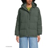 image:imageLands End Womens Wide Channel 600 Down Puffer JacketEvening Forest