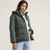 image:imageLands End Womens Wide Channel 600 Down Puffer JacketEvening Forest