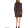 image:imageLands End Womens Wide Wale Cord Popover Long Sleeve Shirt DressRich Coffee