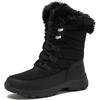 image:imageLands End Expedition Waterproof Insulated Womens Snow Boots Lace Up or Slip On Winter Boots for Women Medium or Wide Width Sizes 6 to 11 Black Brown Blue White or Grey Winter ShoesBlack Max