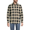 image:imageLands End Flagship Flannel ShirtBlackChampagne Buffalo Check