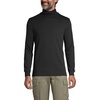 image:imageLands End Mens AmericanGrown Supima Cotton Turtleneck ShirtBlack