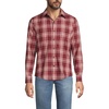 image:imageLands End Mens Coastal FlannelBurgundy Spritz Plaid