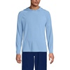 image:imageLands End Mens Cooling Long Sleeve UPF 50 Hooded Swim Tee Rash GuardOasis Blue Heather