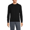 image:imageLands End Mens Fine Gauge Cotton Crew Neck SweaterBlack
