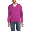 image:imageLands End Mens Fine Gauge Cotton V Neck SweaterLight Raspberry Sorbet