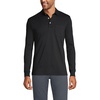 image:imageLands End Mens Long Sleeve AmericanGrown Supima Cotton Polo Shirt with PocketBlack