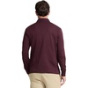 image:imageLands End Mens Long Sleeve AmericanGrown Supima Cotton Polo Shirt with PocketLush Burgundy