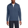 image:imageLands End Mens Long Sleeve Cooling Performance Pique Quarter ZipNightfall Blue