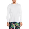 image:imageLands End Mens Long Sleeve Swim Tee Rash GuardWhite