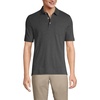 image:imageLands End Mens Premium AmericanGrown Supima Cotton Polo Shirt Short Sleeve Pocket  Big amp TallDark Charcoal Heather