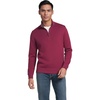 image:imageLands End Mens Quarter Zip Pullover SweaterBurgundy Spritz