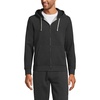 image:imageLands End Mens Serious Sweats Full Zip HoodieDark Charcoal Heather