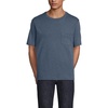 image:imageLands End Mens Short Sleeve AmericanGrown Supima Cotton Tee with PocketDusk Indigo Heather