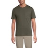 image:imageLands End Mens Short Sleeve AmericanGrown Supima Cotton Tee with PocketForest Moss