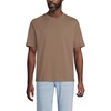 image:imageLands End Mens Short Sleeve SuperT Crew Relaxed Fit TeeDark Jute Brown