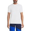 image:imageLands End Mens Short Sleeve Swim Tee Rash GuardWhite
