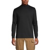 image:imageLands End Mens Supima Cotton Mock TurtleneckBlack