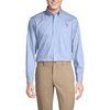 image:imageLands End Mens Tailored Fit No Iron Solid AmericanGrown Supima Cotton Pinpoint Buttondown Collar Dress ShirtLight Blue