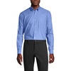 image:imageLands End Mens Tailored Fit No Iron Solid AmericanGrown Supima Cotton Pinpoint Buttondown Collar Dress ShirtLight French Blue