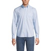 image:imageLands End Mens Traditional Fit Essential Lightweight Poplin ShirtLight Sea Blue Gingham