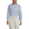 image:imageLands End Mens Traditional Fit Solid No Iron AmericanGrown Supima Pinpoint Buttondown Collar Dress ShirtDeep Sea Navy Breeze Plaid