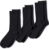 image:imageLands End Womens 3Pack Everyday Basic Crew SocksBlack