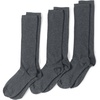 image:imageLands End Womens 3Pack Everyday Basic Trouser SocksCharcoal Heather