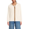 image:imageLands End Womens Anyweather RainDefense Fleece Full Zip JacketIvory Latte