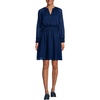 image:imageLands End Womens Chiffon Clip Dot DressDeep Sea Navy