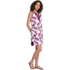 Ivory/Magenta Etched Floral